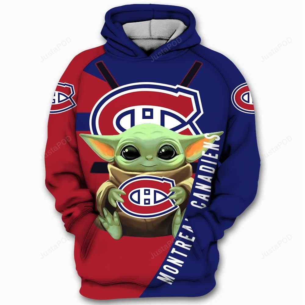 Nhl Montreal Canadiens 3D Hoodie Zip Hoodie Style 02