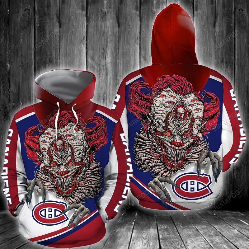 Nhl Montreal Canadiens 3D Hoodie Zip Hoodie Style 07