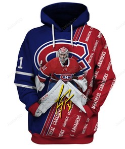 Nhl Montreal Canadiens 3D Hoodie Zip Hoodie Style 11