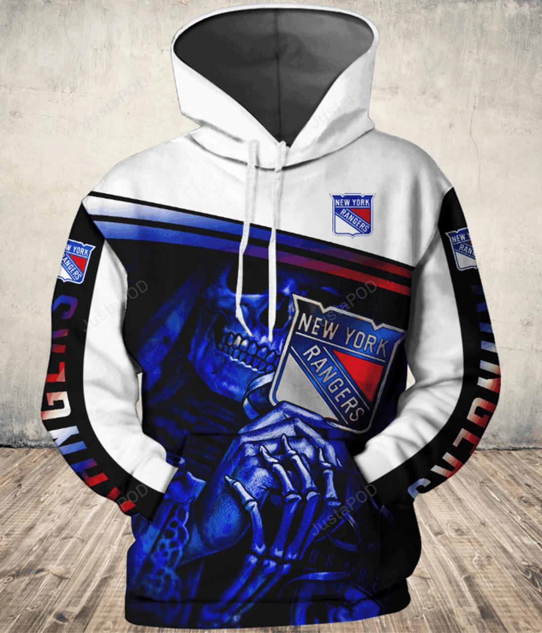 Nhl New York Rangers 3D Hoodie Zip Hoodie Style 06