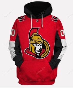 Nhl Ottawa Senators 3D Hoodie Zip Hoodie Style 07