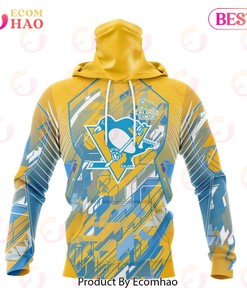 Nhl Pittsburgh Penguins Specialized Design Fearless Against Childhood 3D Hoodie