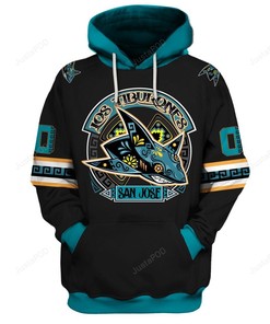 Nhl San Jose Sharks 3D Hoodie Zip Hoodie Style 03