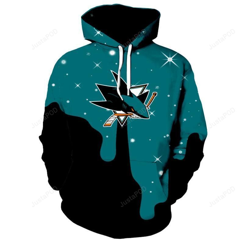 Nhl San Jose Sharks 3D Hoodie Zip Hoodie Style 04