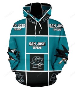 Nhl San Jose Sharks 3D Hoodie Zip Hoodie Style 08