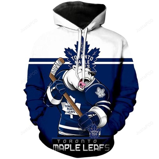 Nhl Toronto Maple Leafs 3D Hoodie Zip Hoodie Style 01
