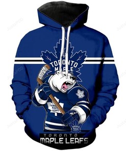 Nhl Toronto Maple Leafs 3D Hoodie Zip Hoodie Style 02