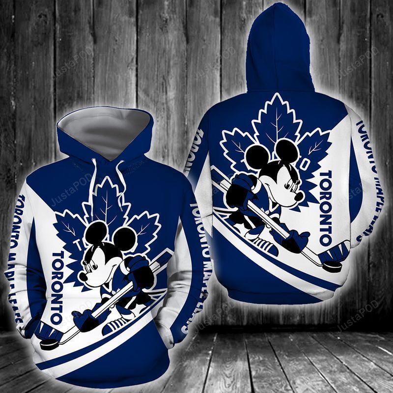 Nhl Toronto Maple Leafs 3D Hoodie Zip Hoodie Style 12