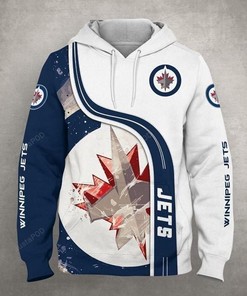 Nhl Winnipeg Jets 3D Hoodie Zip Hoodie Style 01