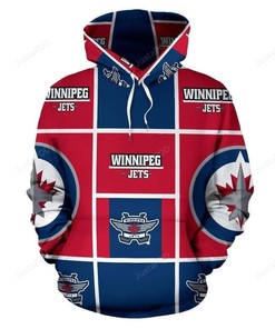 Nhl Winnipeg Jets 3D Hoodie Zip Hoodie Style 06