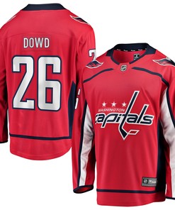 Nic Dowd Washington Capitals Fanatics Branded Home Breakaway Player Jersey - Red Nhl