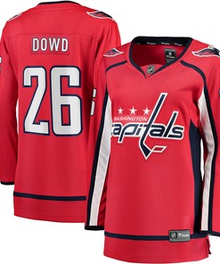 Nic Dowd Washington Capitals Fanatics Branded Womens Home Breakaway Player Jersey - Red Nhl