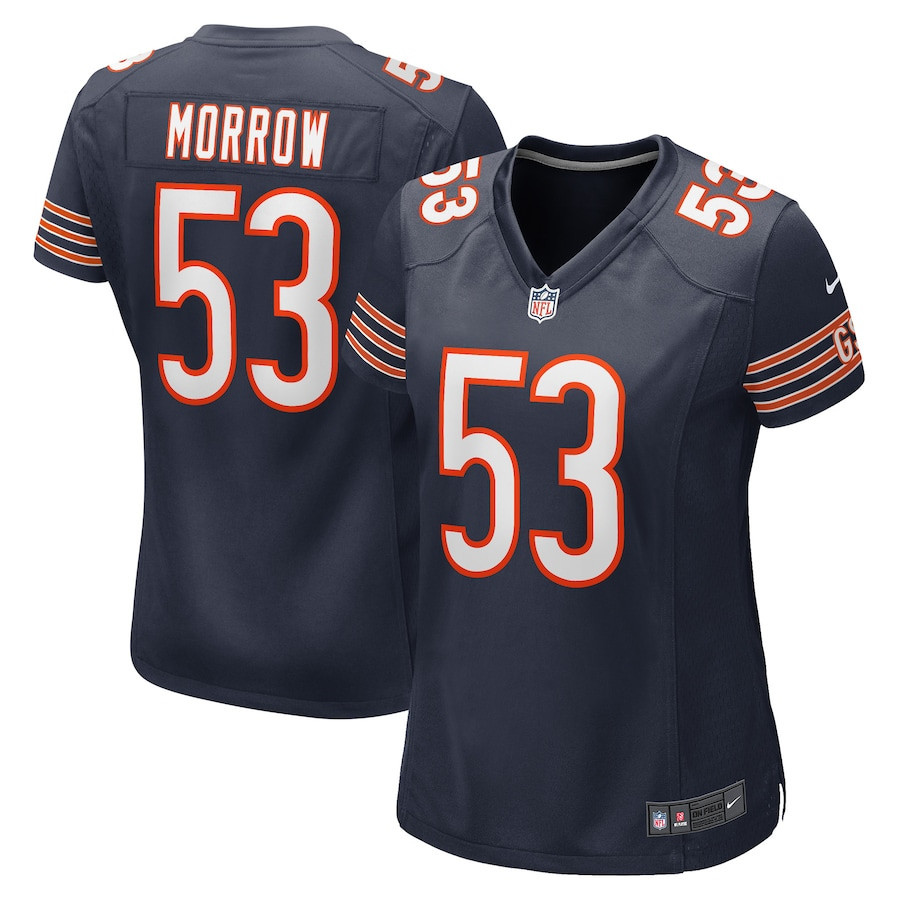 Nicholas Morrow Chicago Bears Women's Game Player Jersey - Navy