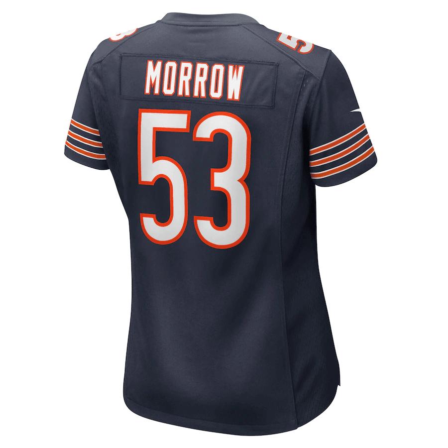 Nicholas Morrow Chicago Bears Women's Game Player Jersey - Navy