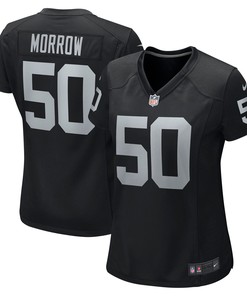Nicholas Morrow Las Vegas Raiders Womens Game Jersey - Black Nfl