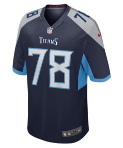 Nicholas Petit-Frere Tennessee Titans Game Player Jersey - Navy