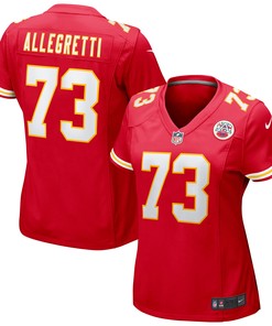 Nick Allegretti Kansas City Chiefs Womens Game Jersey - Red Nfl