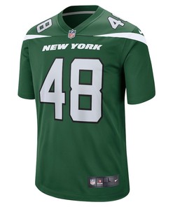 Nick Bawden New York Jets Game Player Jersey - Gotham Green