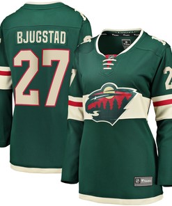 Nick Bjugstad Minnesota Wild Fanatics Branded Womens Home Breakaway Jersey - Green Nhl