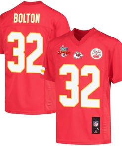 Nick Bolton 32 Kansas City Chiefs Super Bowl LVII Champions 3 Stars Youth Game Jersey - Red