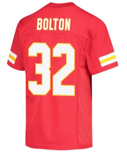 Nick Bolton 32 Kansas City Chiefs Super Bowl LVII Champions 3 Stars Youth Game Jersey - Red