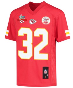 Nick Bolton 32 Kansas City Chiefs Super Bowl LVII Champions 3 Stars Youth Game Jersey - Red