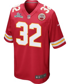 Nick Bolton 32 Kansas City Chiefs Super Bowl LVII Champions Men Game Jersey - Red