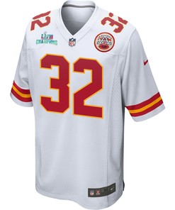 Nick Bolton 32 Kansas City Chiefs Super Bowl LVII Champions Men Game Jersey - White
