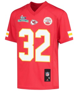 Nick Bolton 32 Kansas City Chiefs Super Bowl LVII Champions Youth Game Jersey - Red