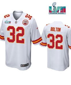 Nick Bolton 32 Kansas City Chiefs Super Bowl LVII White Men Game Jersey