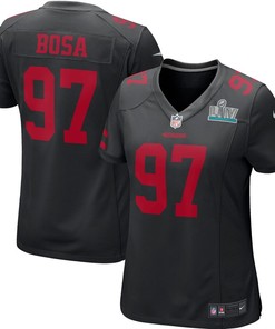 Nick Bosa San Francisco 49ers Nike Womens Super Bowl Liv Game Event Jersey - Black