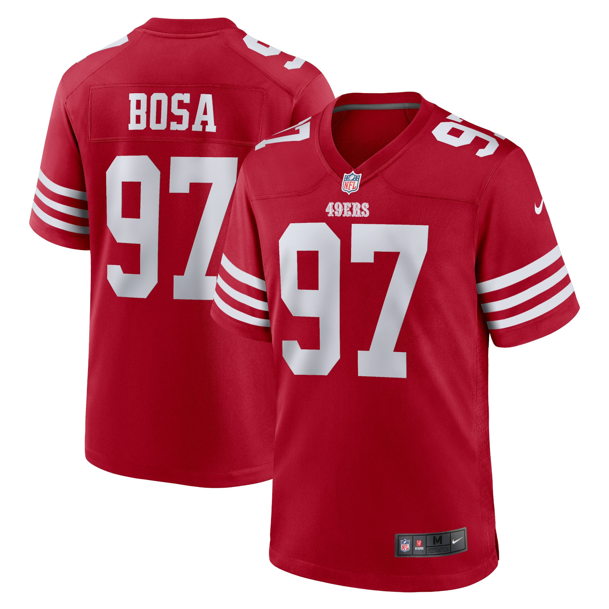 Nick Bosa San Francisco 49ers Player Game Jersey - Scarlet Nfl