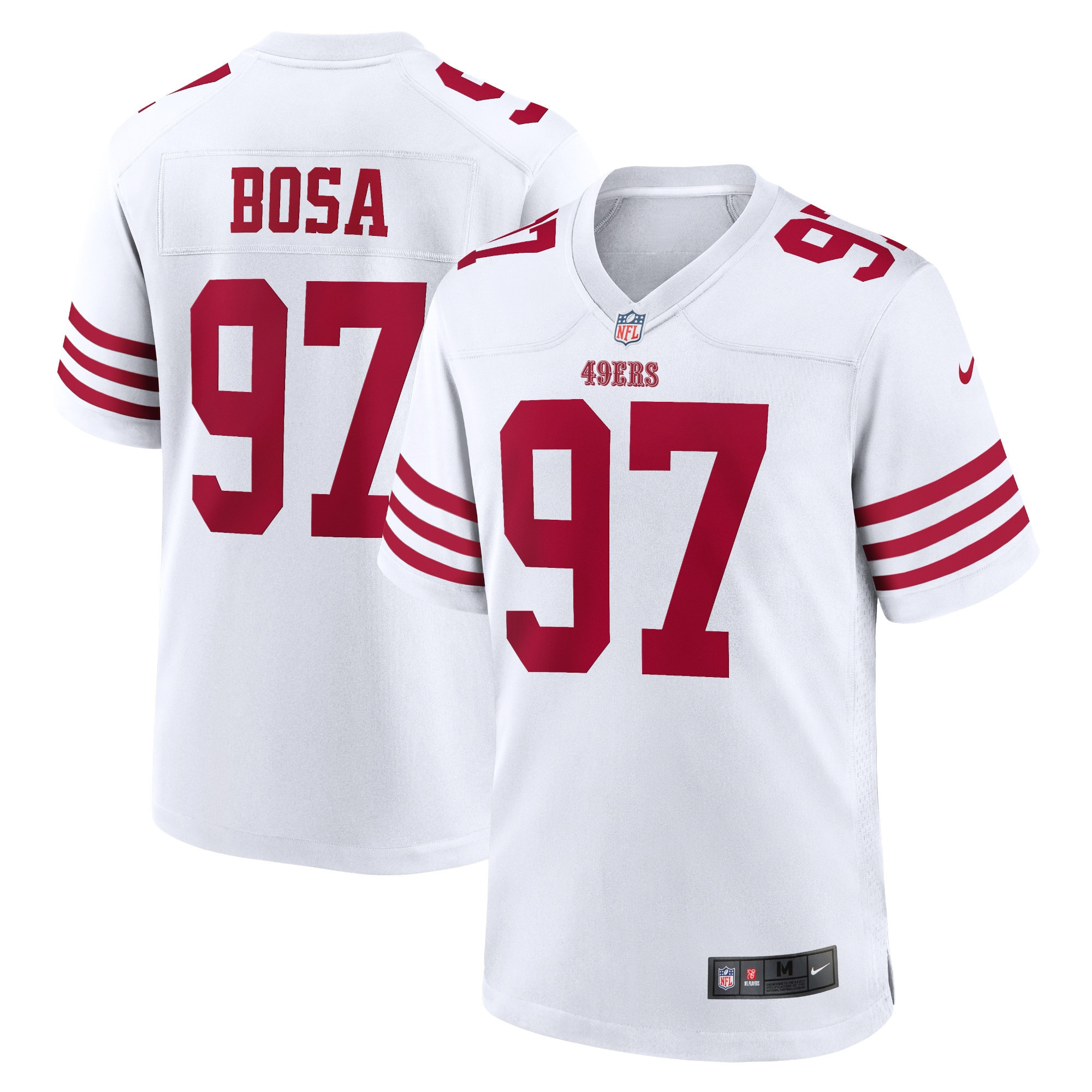Nick Bosa San Francisco 49ers Player Game Jersey White Nfl