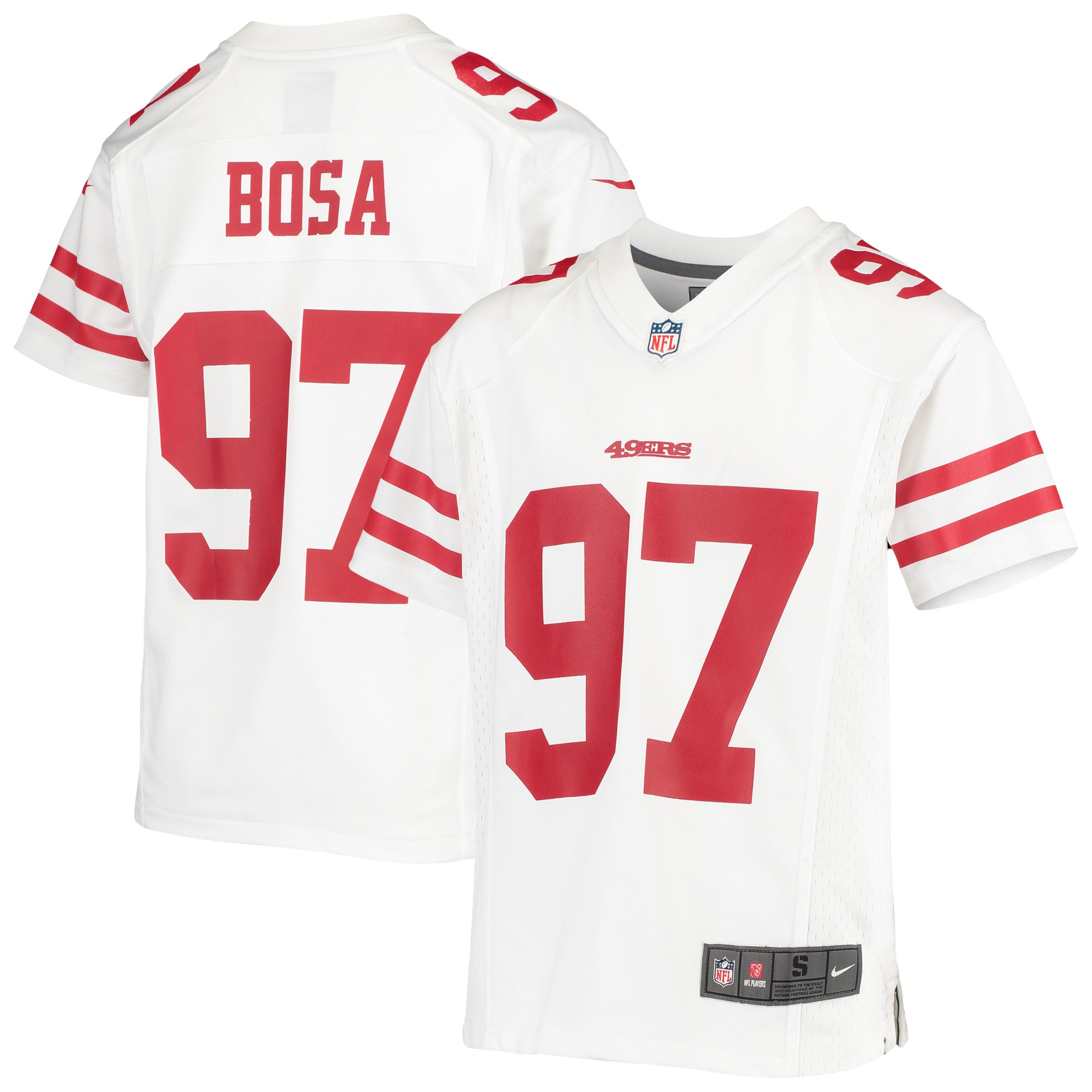 Nick Bosa San Francisco 49ers Player Game Jersey - White Nfl