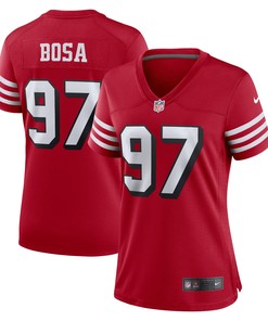 Nick Bosa San Francisco 49ers Womens Alternate Game Jersey - Red Nfl