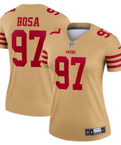 Nick Bosa San Francisco 49ers Womens Team Inverted Legend Jersey - Gold Nfl