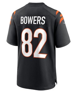 Nick Bowers Cincinnati Bengals Game Player Jersey - Black