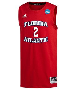 Nick Boyd 2 FAU Owls 2023 March Madness Basketball Men Jersey- Red