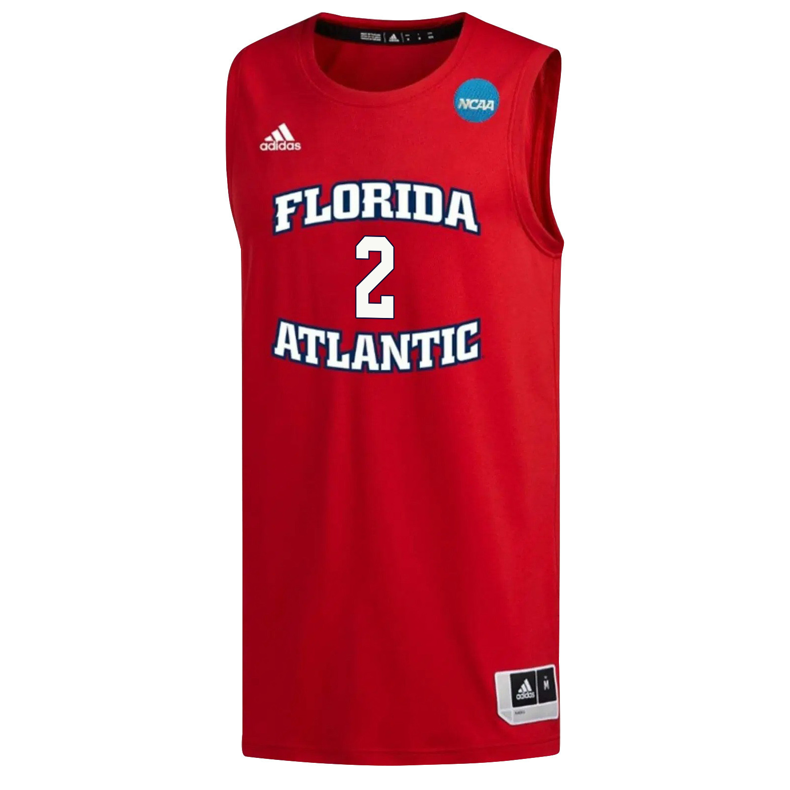 Nick Boyd 2 FAU Owls 2023 March Madness Basketball Men Jersey- Red