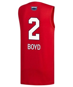 Nick Boyd 2 FAU Owls 2023 March Madness Basketball Men Jersey- Red