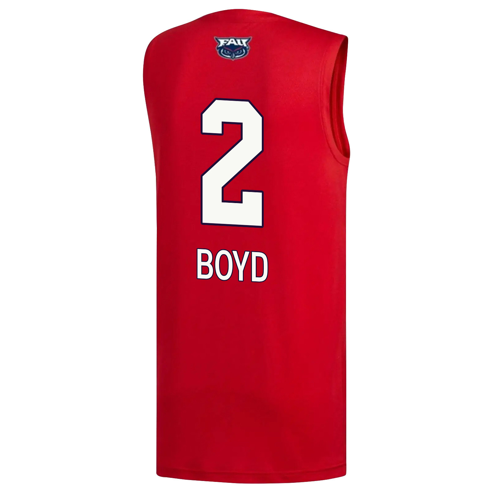 Nick Boyd 2 FAU Owls 2023 March Madness Basketball Men Jersey- Red