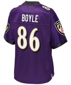 Nick Boyle Baltimore Ravens Nfl Pro Line Team Color Player Jersey - Purple