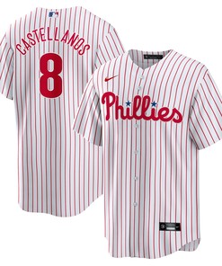 Nick Castellanos Philadelphia Phillies Replica Player Jersey - White Mlb