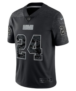 Nick Chubb 24 Cleveland Browns RFLCTV Limited Jersey - Black