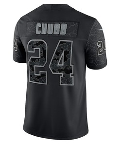 Nick Chubb 24 Cleveland Browns RFLCTV Limited Jersey - Black