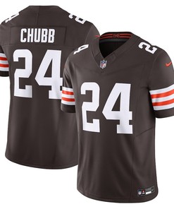 Nick Chubb 24 Cleveland Browns Vapor F.U.S.E. Limited Jersey - Brown