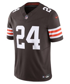 Nick Chubb 24 Cleveland Browns Vapor F.U.S.E. Limited Jersey - Brown