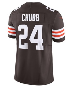 Nick Chubb 24 Cleveland Browns Vapor F.U.S.E. Limited Jersey - Brown