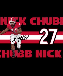 Nick Chubb Black Tumbler - Nick Chubb Black Tumbler Gift for Fan