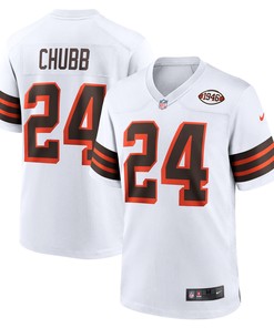 Nick Chubb Cleveland Browns 1946 Collection Alternate Game Jersey - White Nfl